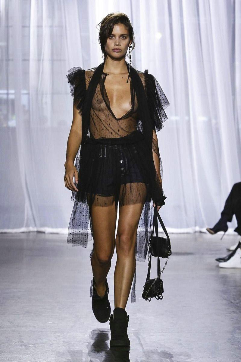 1Sara Sampaio wears a see through black dress at the Zadig &amp; Voltaire SpringSumm.jpg